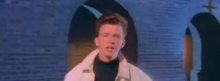 Rickroll screenshot